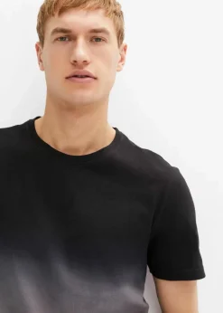 T-Shirt und Sweat-Bermuda (2-tlg.Set) aus reiner Baumwolle|bonprix Outlet