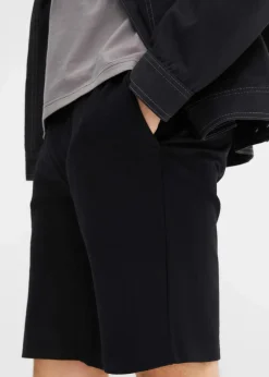 T-Shirt und Sweat-Bermuda (2-tlg.Set) aus reiner Baumwolle|bonprix Outlet