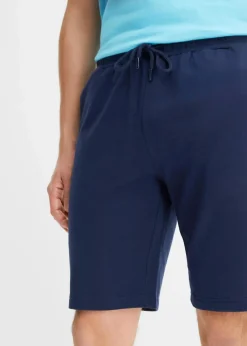 T-Shirt und Sweat-Bermuda (2-tlg.Set) aus reiner Baumwolle|bonprix Discount