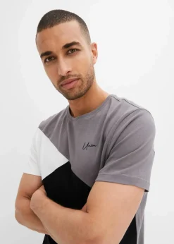 T-Shirt und Sweat-Bermuda aus reiner Baumwolle (2-tlg.Set)|bonprix