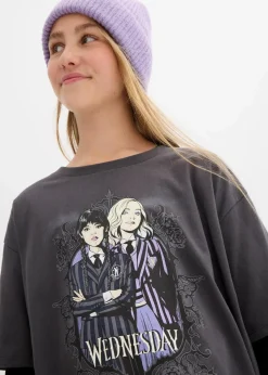 T-Shirt aus reiner Baumwolle|Wednesday Hot