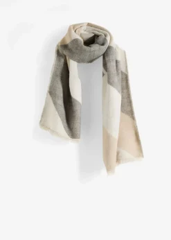 bonprix Schals & Tücher|Schuhe & Accessoires In Spezialgrößen·Tücher & Ponchos|Tuch beige/grau