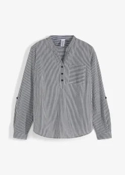 bonprix Bekleidung·Jacken & Mäntel|Blusen & Tuniken|Tunika dunkelblau/weiß gestreift