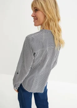 bonprix Bekleidung·Jacken & Mäntel|Blusen & Tuniken|Tunika dunkelblau/weiß gestreift