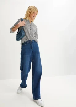 bonprix Bekleidung·Jacken & Mäntel|Blusen & Tuniken|Tunika dunkelblau/weiß gestreift