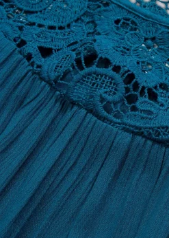 bonprix Blusen & Tuniken|Nachhaltigere Materialien|Tunika aus fließender Viskose blaupetrol