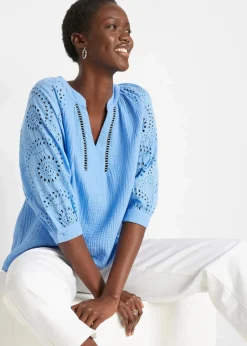 Tunika aus luftigem Musselin|bonprix New