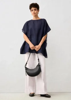 bonprix Bekleidung·Jacken & Mäntel|Blusen & Tuniken|Tunika aus Ramie dunkelblau