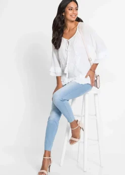 bonprix Nachhaltigere Materialien|Blusen & Tuniken|Tunika aus softer Viskose wollweiß