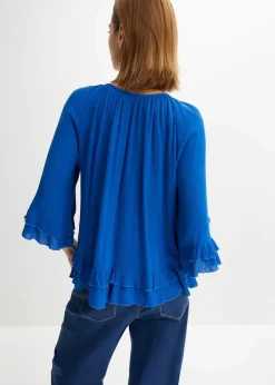 bonprix Nachhaltigere Materialien|Blusen & Tuniken|Tunika aus softer Viskose arktikblau