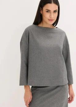 Tunika mit Fischgratmuster aus fester Ware|bonprix Best