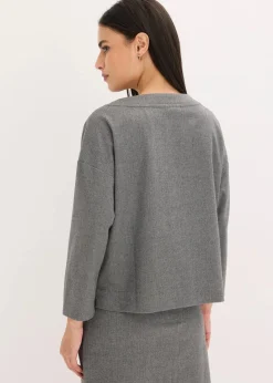 Tunika mit Fischgratmuster aus fester Ware|bonprix Best