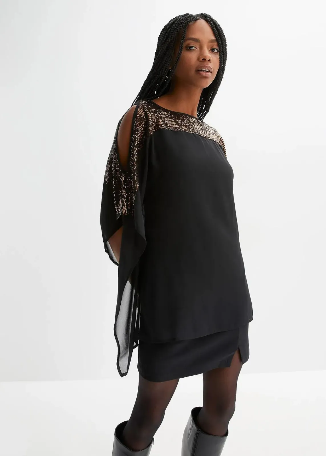 Tunika mit Pailletten|bonprix Sale