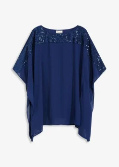Tunika mit Pailletten|bonprix