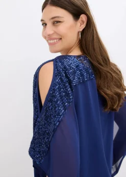 Tunika mit Pailletten|bonprix