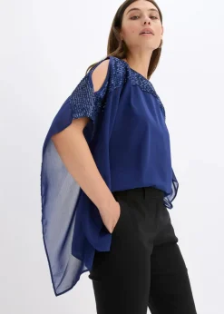 Tunika mit Pailletten|bonprix