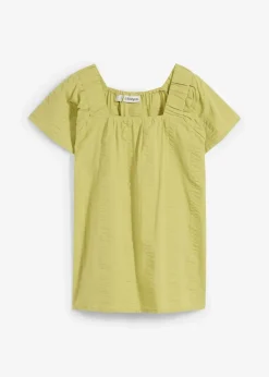 Tunikabluse aus Baumwoll-Seersucker|bonprix Online