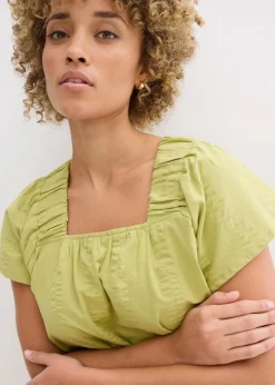 Tunikabluse aus Baumwoll-Seersucker|bonprix Online