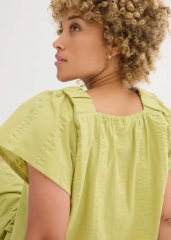 Tunikabluse aus Baumwoll-Seersucker|bonprix Online