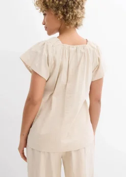 Tunikabluse aus Baumwoll-Seersucker|bonprix Best