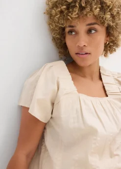 Tunikabluse aus Baumwoll-Seersucker|bonprix Best