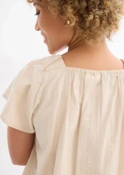 Tunikabluse aus Baumwoll-Seersucker|bonprix Best