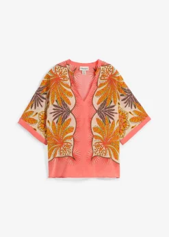 Tunikabluse aus feinem Seiden-Mix|bonprix Discount