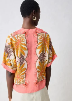 Tunikabluse aus feinem Seiden-Mix|bonprix Discount