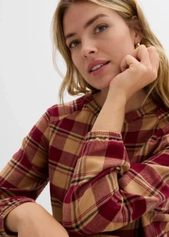 Tunikabluse aus Flanell|bonprix Outlet