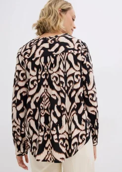 Tunikabluse aus fließender Viskose|bonprix Outlet