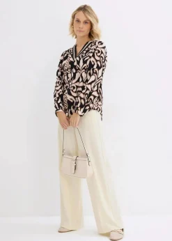 Tunikabluse aus fließender Viskose|bonprix Outlet