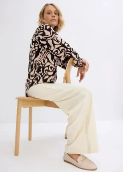 Tunikabluse aus fließender Viskose|bonprix Outlet