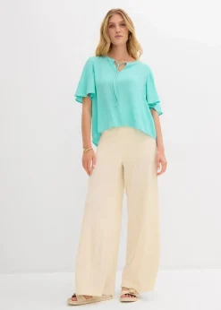 Tunikabluse aus fließender Viskose|bonprix Outlet