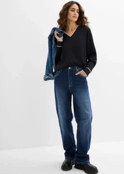 Tunikabluse aus fließender Viskose|bonprix