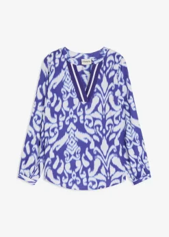 Tunikabluse aus fließender Viskose|bonprix Hot