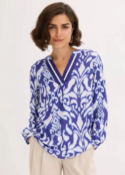 Tunikabluse aus fließender Viskose|bonprix Hot