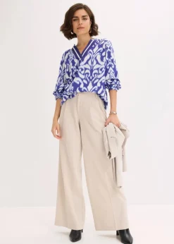 Tunikabluse aus fließender Viskose|bonprix Hot