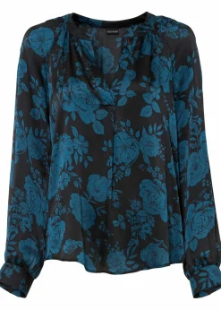 Tunikabluse aus leichtem Crêpe|bonprix