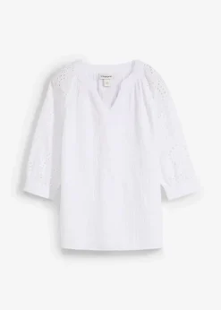 Tunikabluse aus luftigem Musselin|bonprix Online
