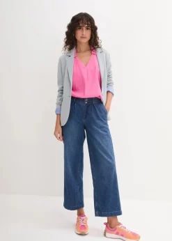 Tunikabluse aus luftigem Leinen-Mix|bonprix Online