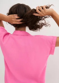 Tunikabluse aus luftigem Leinen-Mix|bonprix Online