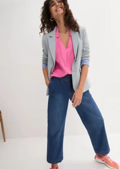 Tunikabluse aus luftigem Leinen-Mix|bonprix Online