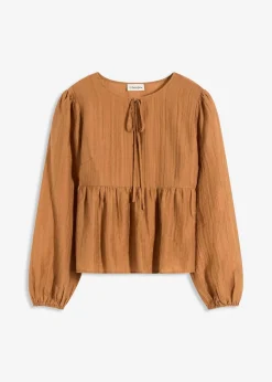 bonprix Bekleidung·Jacken & Mäntel|Blusen & Tuniken|Tunikabluse aus Lyocell kupfer