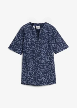 Tunikabluse aus reiner Baumwolle|bonprix Hot