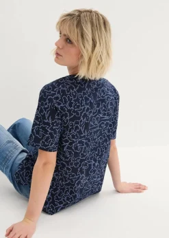 Tunikabluse aus reiner Baumwolle|bonprix Hot