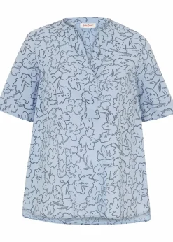 Tunikabluse aus reiner Baumwolle|bonprix Hot