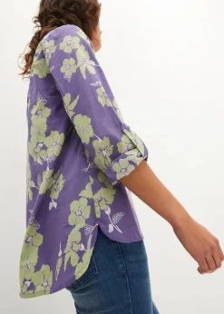 Tunikabluse aus reiner Baumwolle|bonprix Discount