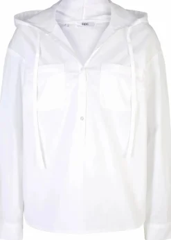 Tunikabluse aus reiner Bio-Baumwolle|bonprix New