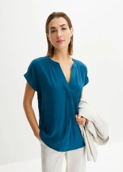 Tunikabluse aus reiner Viskose|bonprix Best