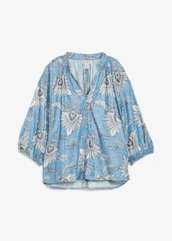 Tunikabluse aus softem Viskose-Mix|bonprix